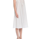 BOLEYN COTTON CHEMISE ECRU