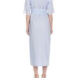 VIBOLEYN COTTON ROBE BLUE