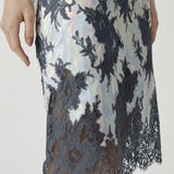COCO METAL DRESS GRAY