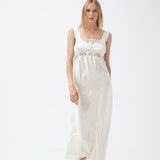 BELLINA SILK CHEMISE ECRU
