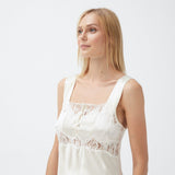BELLINA SILK CHEMISE ECRU
