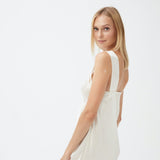 BELLINA SILK CHEMISE ECRU