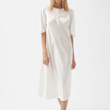 SILVIA SILK CHEMISE ECRU
