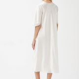 SILVIA SILK CHEMISE ECRU