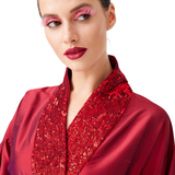 Red Sequin Kimono