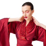Red Sequin Kimono