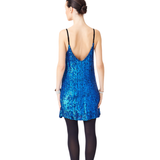 BLUE DEGAJE DRESS