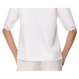BARBIE COTTON BED JACKET WHITE