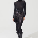 BLACK DIAMOND MINI SKIRT