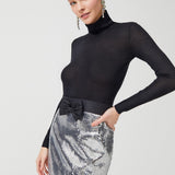 DIAMOND MINI SKIRT GREY