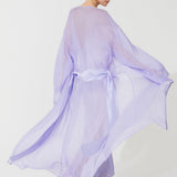 DECO SILK ROBE LILA-PINK