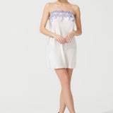 ZEN SILK SHORT CHEMISE ECRU