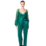 GREEN LACE SET