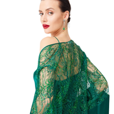GREEN LACE SET