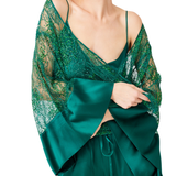 GREEN LACE SET