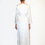 HELEN SILK ROBE ECRU
