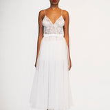 FAIRY TALE LONG TULLE CHEMISE ECRU