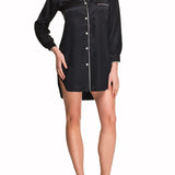 PORTE SILK SHIRT CHEMISE BLACK