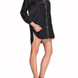 PORTE SILK SHIRT CHEMISE BLACK
