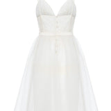 FAIRY TALE SHORT TULLE CHEMISE ECRU