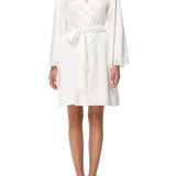 VAMPY SHORT ROBE ECRU