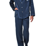 KING SILK PYJAMA NAVY BLUE