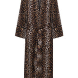LEOPARD SILK KIMONO
