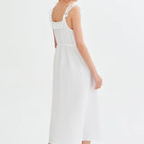 NEFERTI COTTON CHEMISE WHITE
